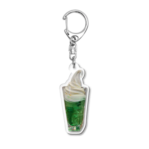 めろんくりーむそーだ Acrylic Key Chain