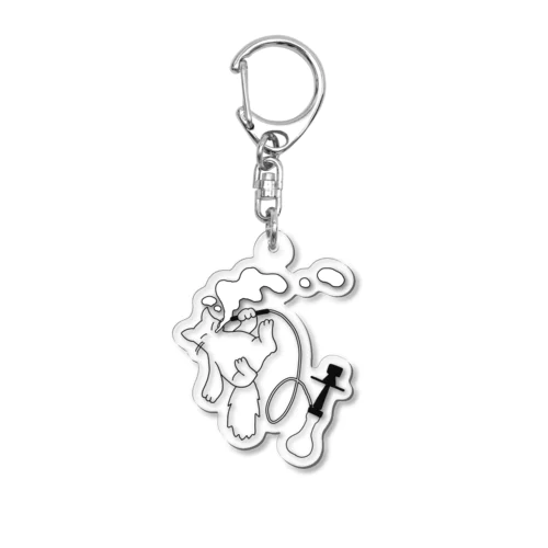 シーシャねこ Acrylic Key Chain