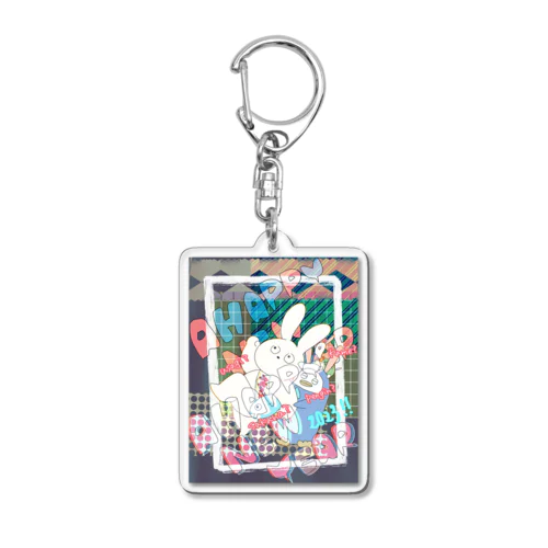 HAPPY NEW YEAR2023のクレボ Acrylic Key Chain