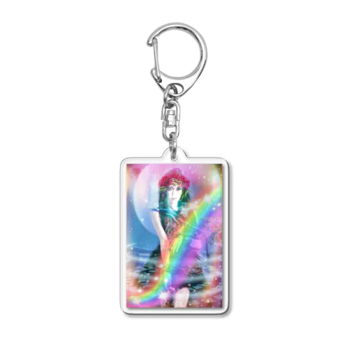 universalPrincess healing rainbow Acrylic Key Chain