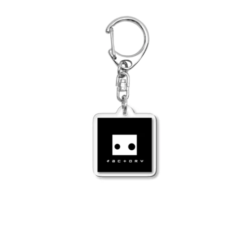 SquareHeadFactoryロゴ Acrylic Key Chain