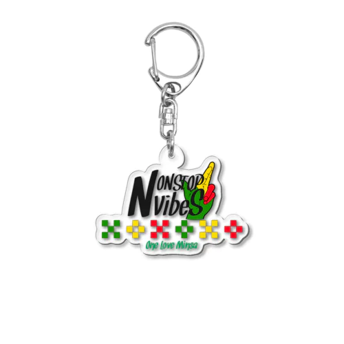 NONSTOP VIBES（Bミンサー） Acrylic Key Chain