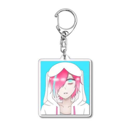 ぼく、病みうさ。 Acrylic Key Chain