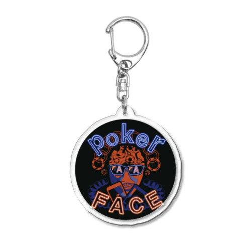 Poker face (AAver)【ポーカー】 Acrylic Key Chain