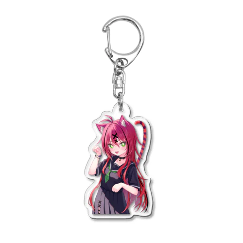 ししし様に描いていただいた、はるらるる Acrylic Key Chain