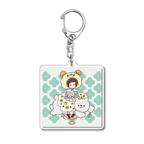 しろくまちゃん Acrylic Key Chain