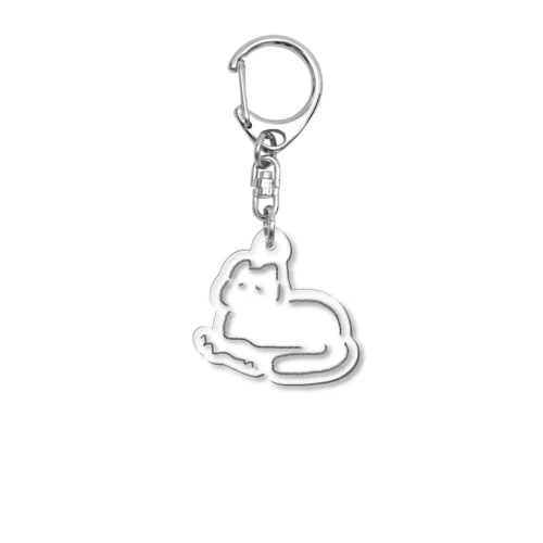 まどろみぬんねこ Acrylic Key Chain