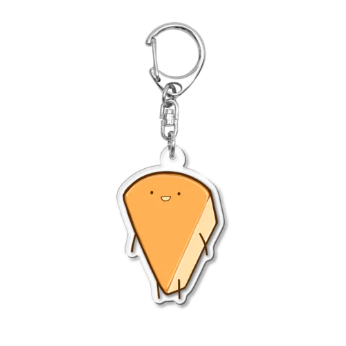 佇むチーズケーキマン Acrylic Key Chain