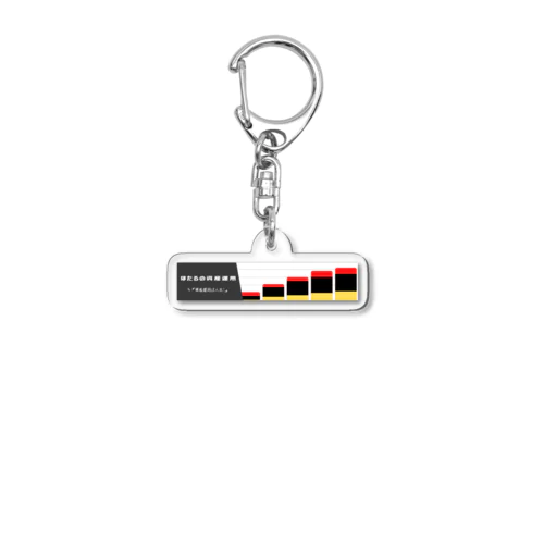 『資産運用は人生！』キーホルダー Acrylic Key Chain