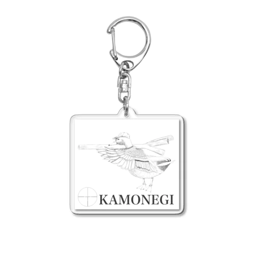 kamonegi モノクロ Acrylic Key Chain