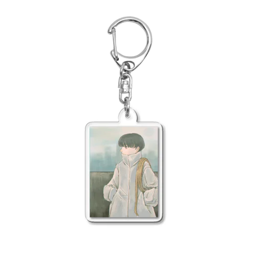 スタンドカラーコート Acrylic Key Chain