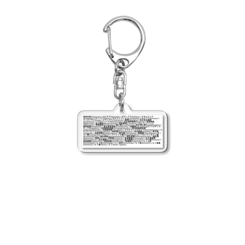 読まなくて良いです　第5弾　ヒト Acrylic Key Chain