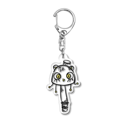 クマ毒キノコ Acrylic Key Chain