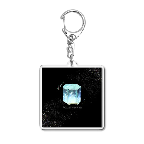 【Aquamarine】 Acrylic Key Chain