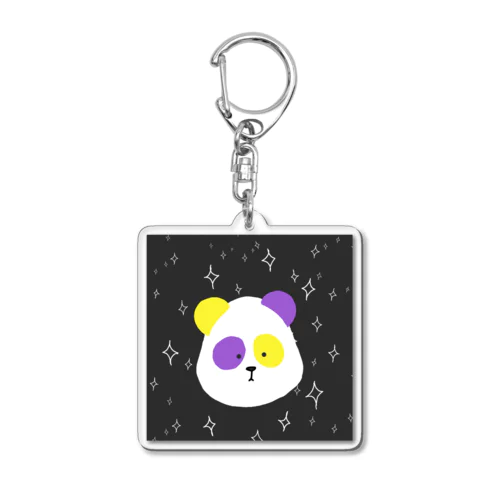 ノンバイナリーのパンダさん Acrylic Key Chain