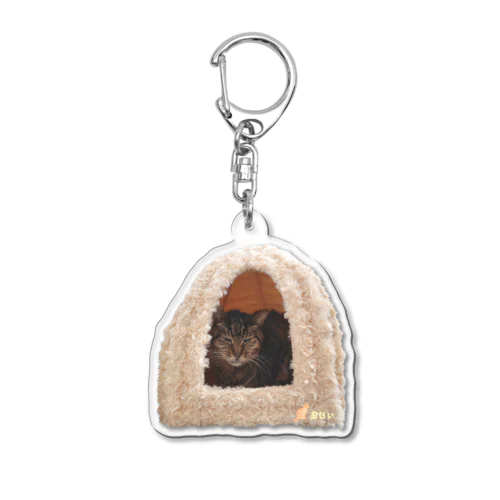 おじぃinかまくらby黒豆猫 Acrylic Key Chain