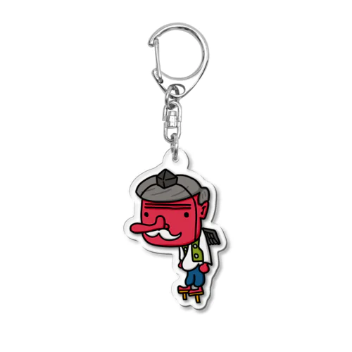 横わけな妖怪　てんぐくん Acrylic Key Chain