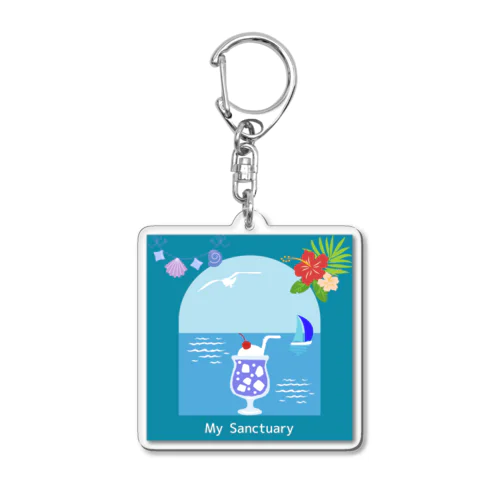 My Sanctuary（海） Acrylic Key Chain