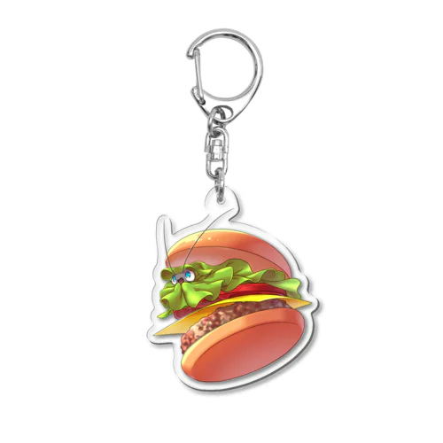 ハンバーGー Acrylic Key Chain