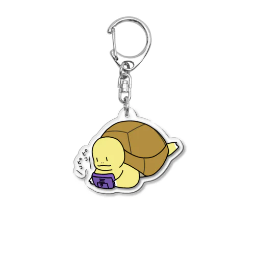 ゲームするぺんちゃん Acrylic Key Chain