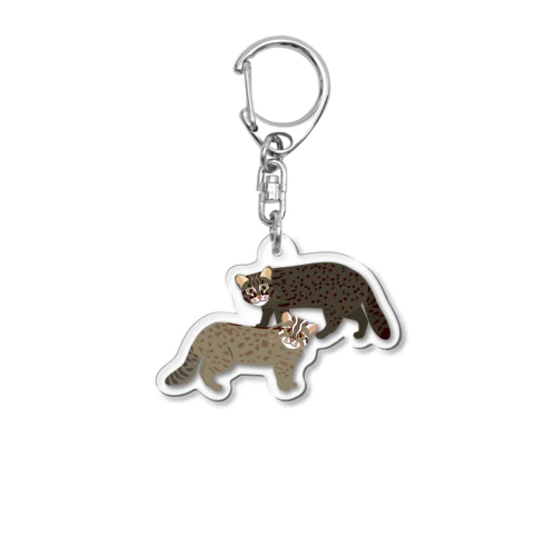 日本のヤマネコ Acrylic Key Chain