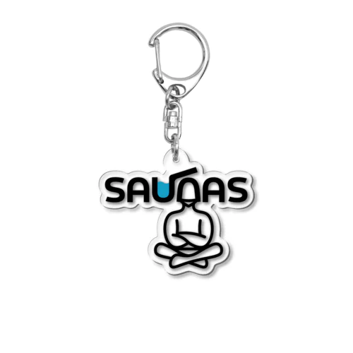 SaunasMan Acrylic Key Chain
