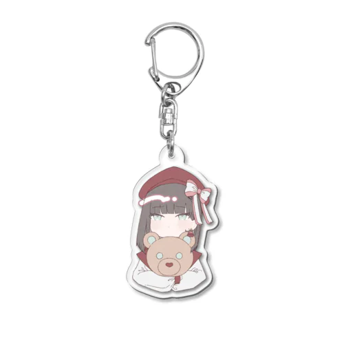 🧸と女の子 Acrylic Key Chain