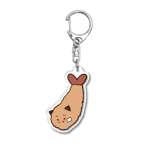 ねこふらい Acrylic Key Chain