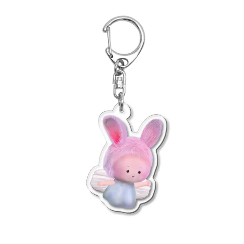 うさ耳きのこちゃん Acrylic Key Chain