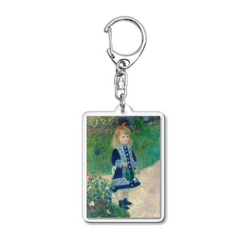 じょうろを持つ少女（A Girl with a Watering Can） Acrylic Key Chain