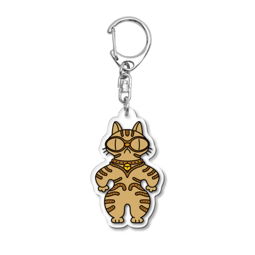 遮光器猫土偶 Acrylic Key Chain