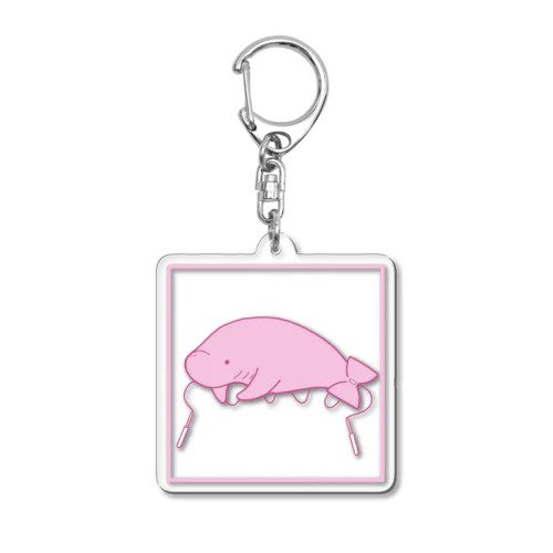 うみのいきものだわいわい_v8.0. Acrylic Key Chain