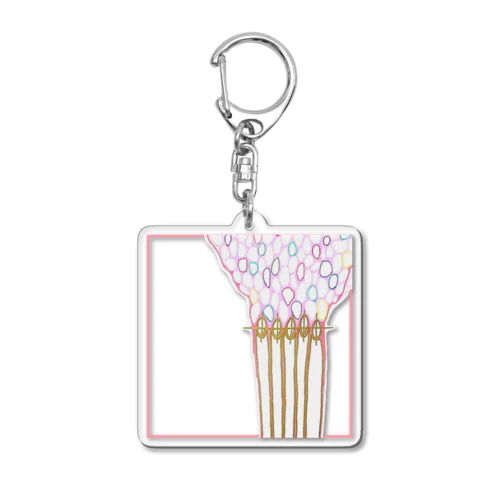 桜擬き(ドローイング0008) カラー01 Acrylic Key Chain