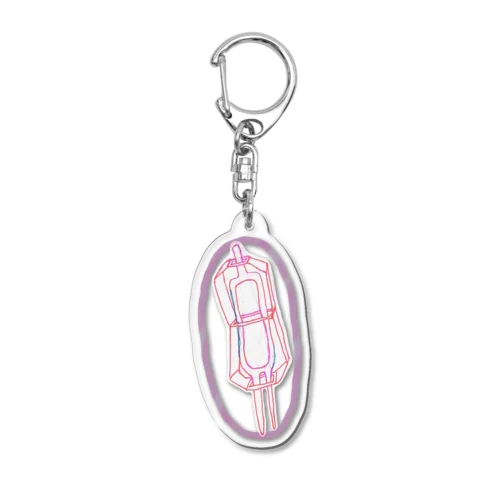 ハイウエストワンピ(ドローイング0010) カラー01 Acrylic Key Chain