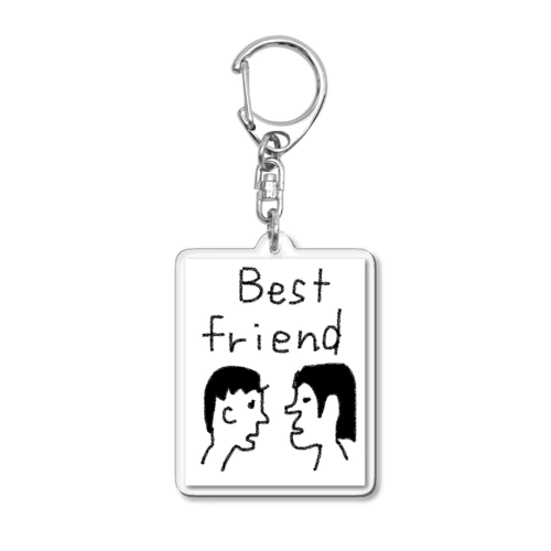 Best Friend Acrylic Key Chain