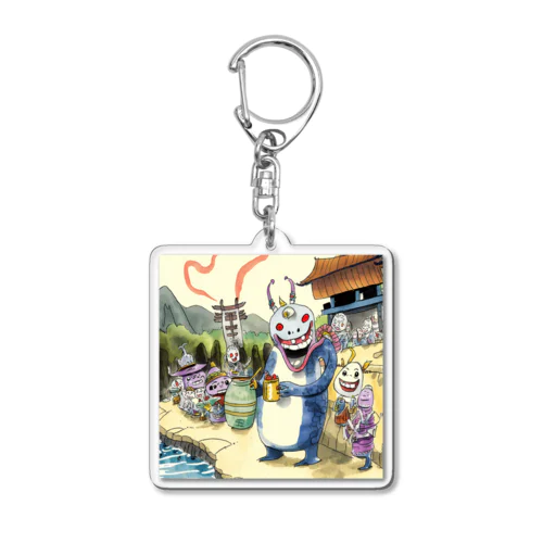 Miyoshi Lovers -Yokai Sake Festival 01- Acrylic Key Chain