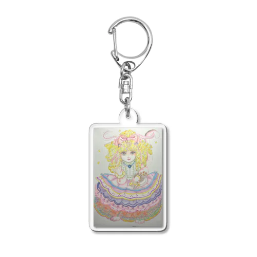 ネコのナナコさん Acrylic Key Chain