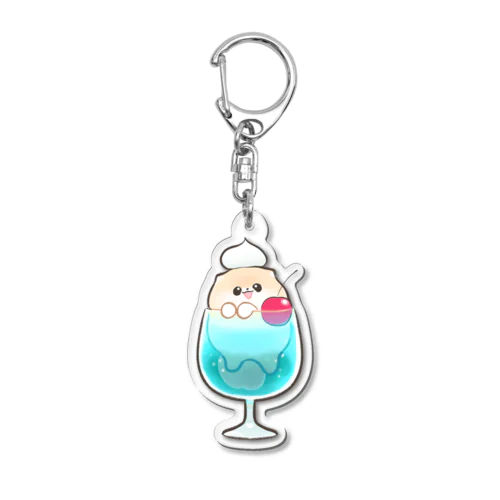 ぽぽちクリームソーダ Acrylic Key Chain