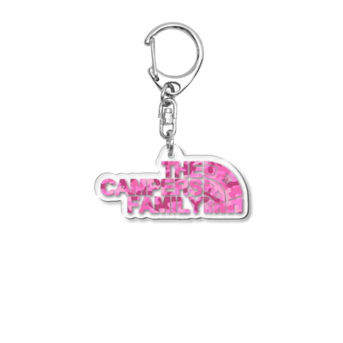 CAMPERS FAMILY02(PKCAMO) Acrylic Key Chain