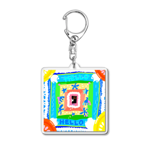 コンニチハ Acrylic Key Chain