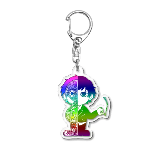 レインボーキ〇イダーぷりを Acrylic Key Chain