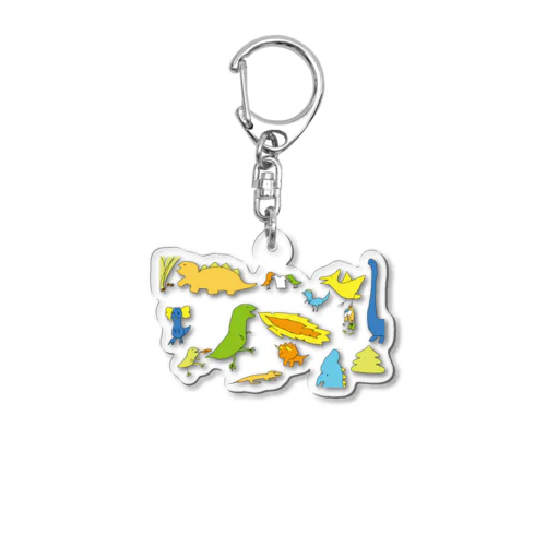 恐竜たち Acrylic Key Chain