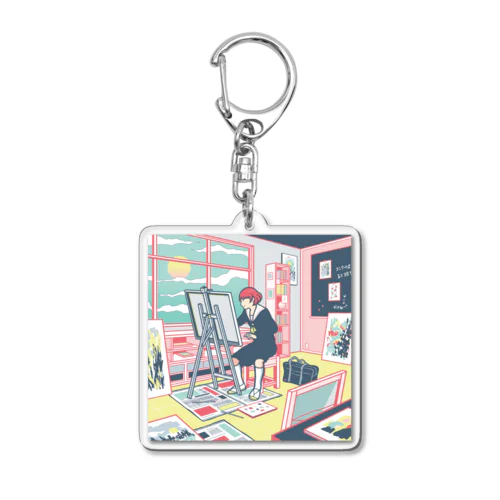 時間も忘れて Acrylic Key Chain