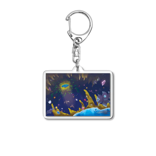 宝石の洞窟 Acrylic Key Chain