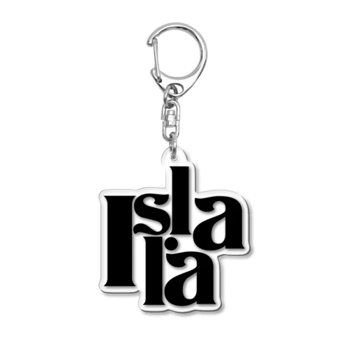 Isla･la丸ロゴアクリルキーホルダー Acrylic Key Chain