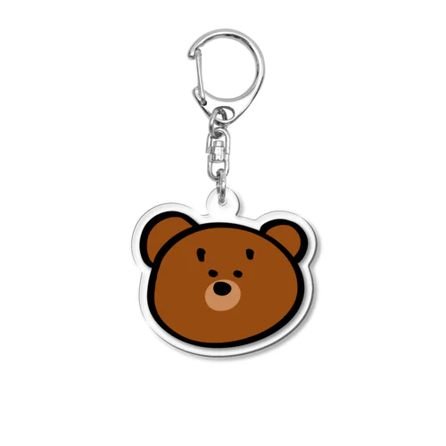 クマ Acrylic Key Chain