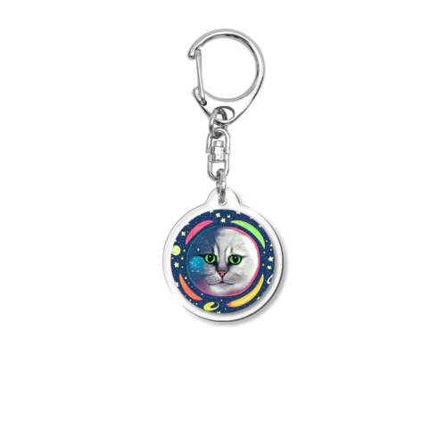 宇宙猫 Acrylic Key Chain