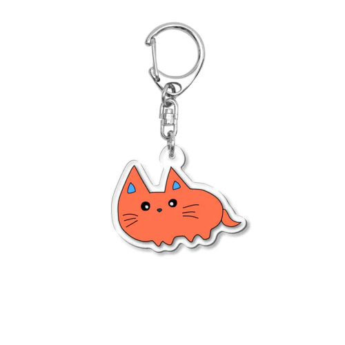 おれんじねこ Acrylic Key Chain