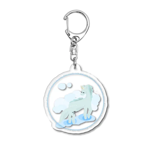 「癒し・浄化」🕊️ユニコーン(ゆる神獣シリーズ) Acrylic Key Chain