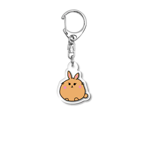 もちきんちゃくうさぎ Acrylic Key Chain